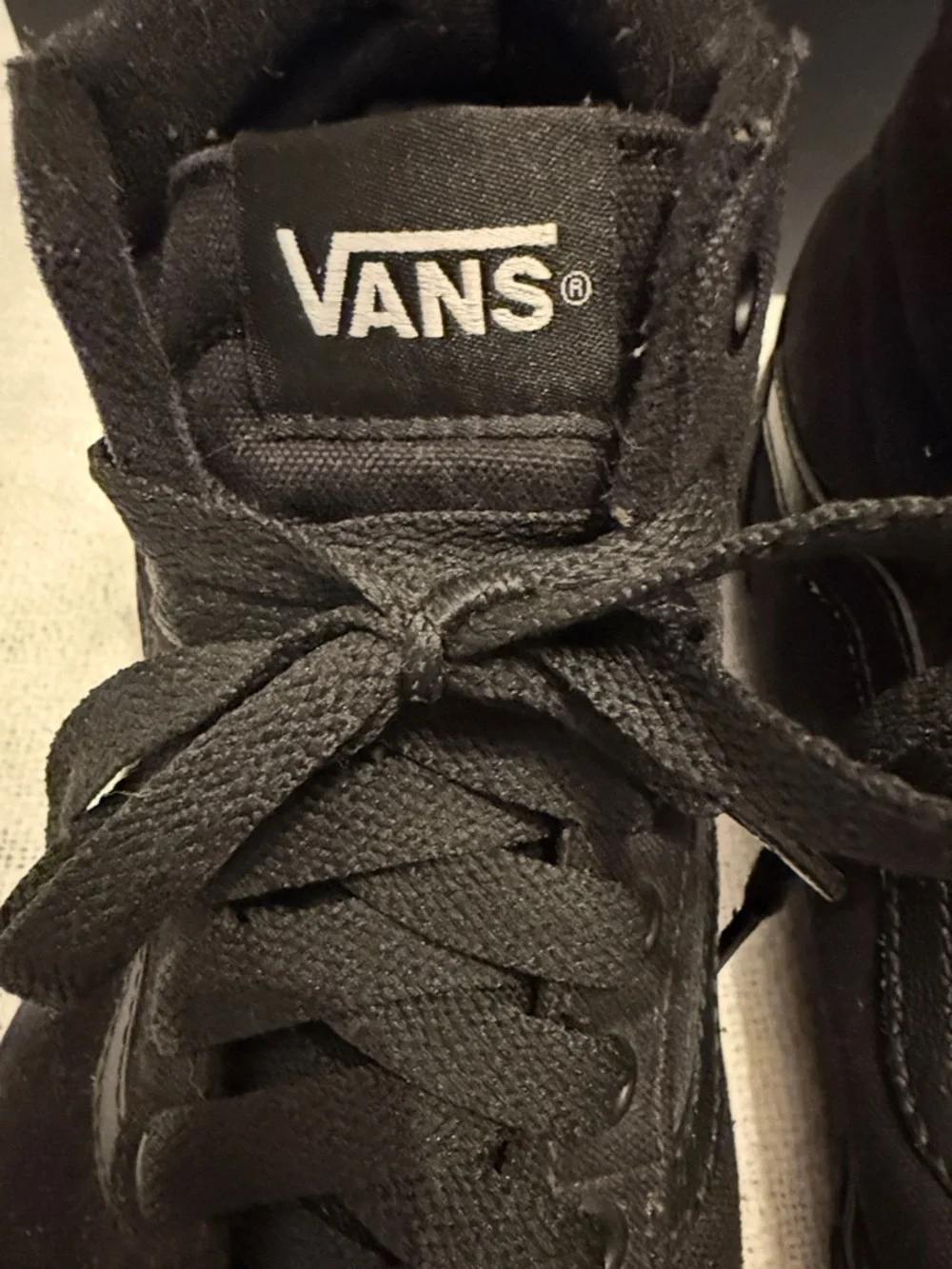 Vans Men’s Black High-Top Skate Sneakers